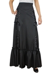 Lace-up Maxi Skirt