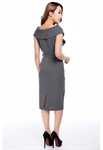 Bow Collar Pencil Dress