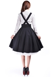 1950s Circle Suspender Skirt