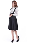 1950s Circle Suspender Skirt