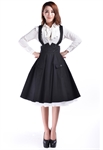 1950s Circle Suspender Skirt