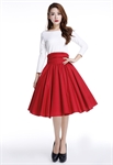 1950s Cotton Circle Skirt