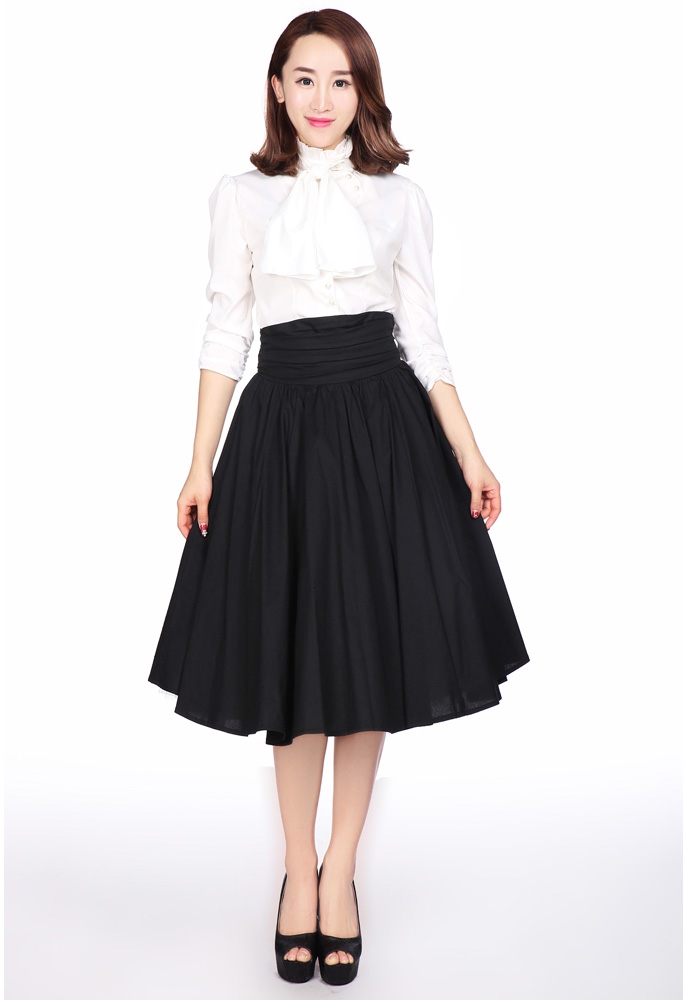 1950s Cotton Circle Skirt