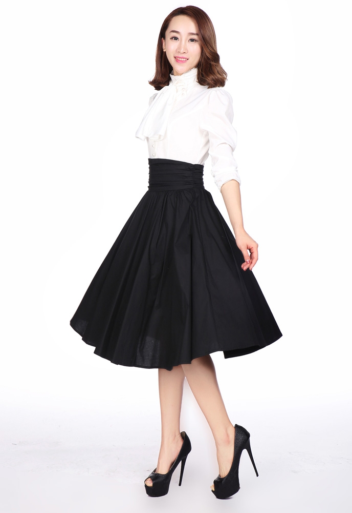 1950s Cotton Circle Skirt