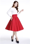 1950s Cotton Circle Skirt