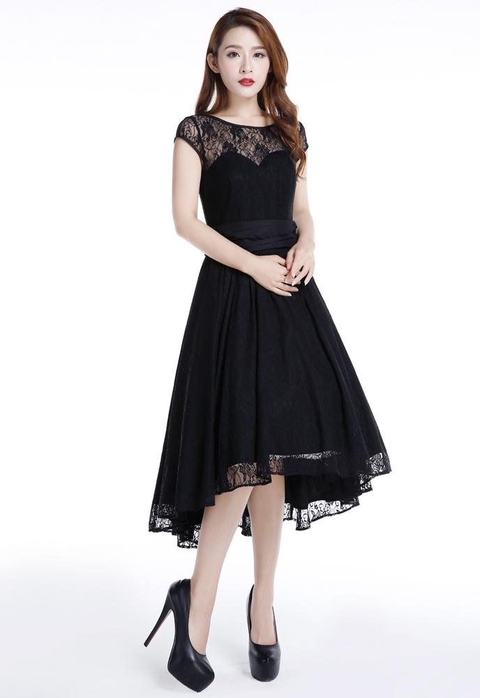 1950s Full Swing Lace Dress