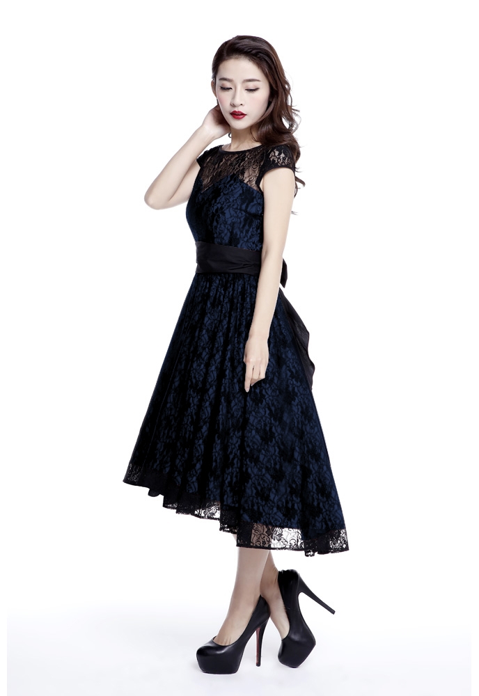 1950s Full Swing Lace Dress