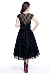 1950s Full Swing Lace Dress
