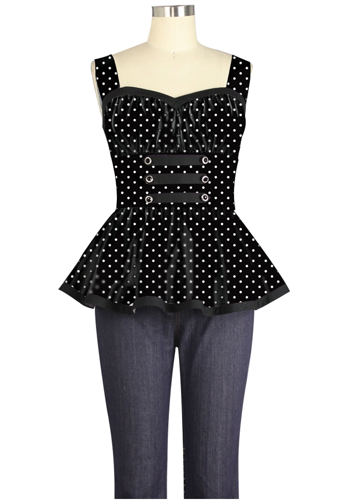 Tabbed Pinup Top