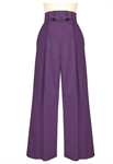 40s Wide Leg Pleated Pants