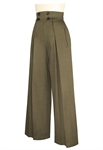 40s Wide Leg Pleated Pants