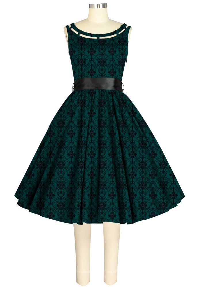 1950s Summer Print Dress