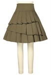 Pleated Layered Skirt