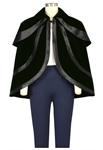 Flocking Velvet Cape