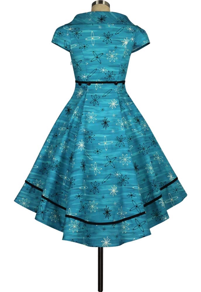 Retro Button Dress