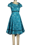 Retro Button Dress