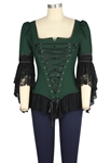 Gothic Corset Lace Top