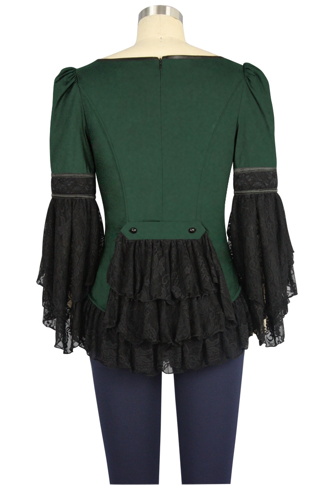 Gothic Corset Lace Top