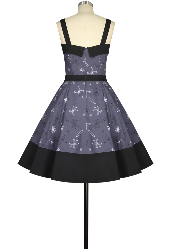 Strap Trim Retro Dress