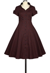 Standard Collar Retro Dress