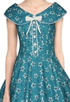 Lace Trim Retro Dress