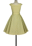 Round-Collar Retro Dress