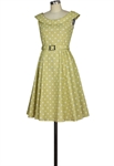 Round-Collar Retro Dress