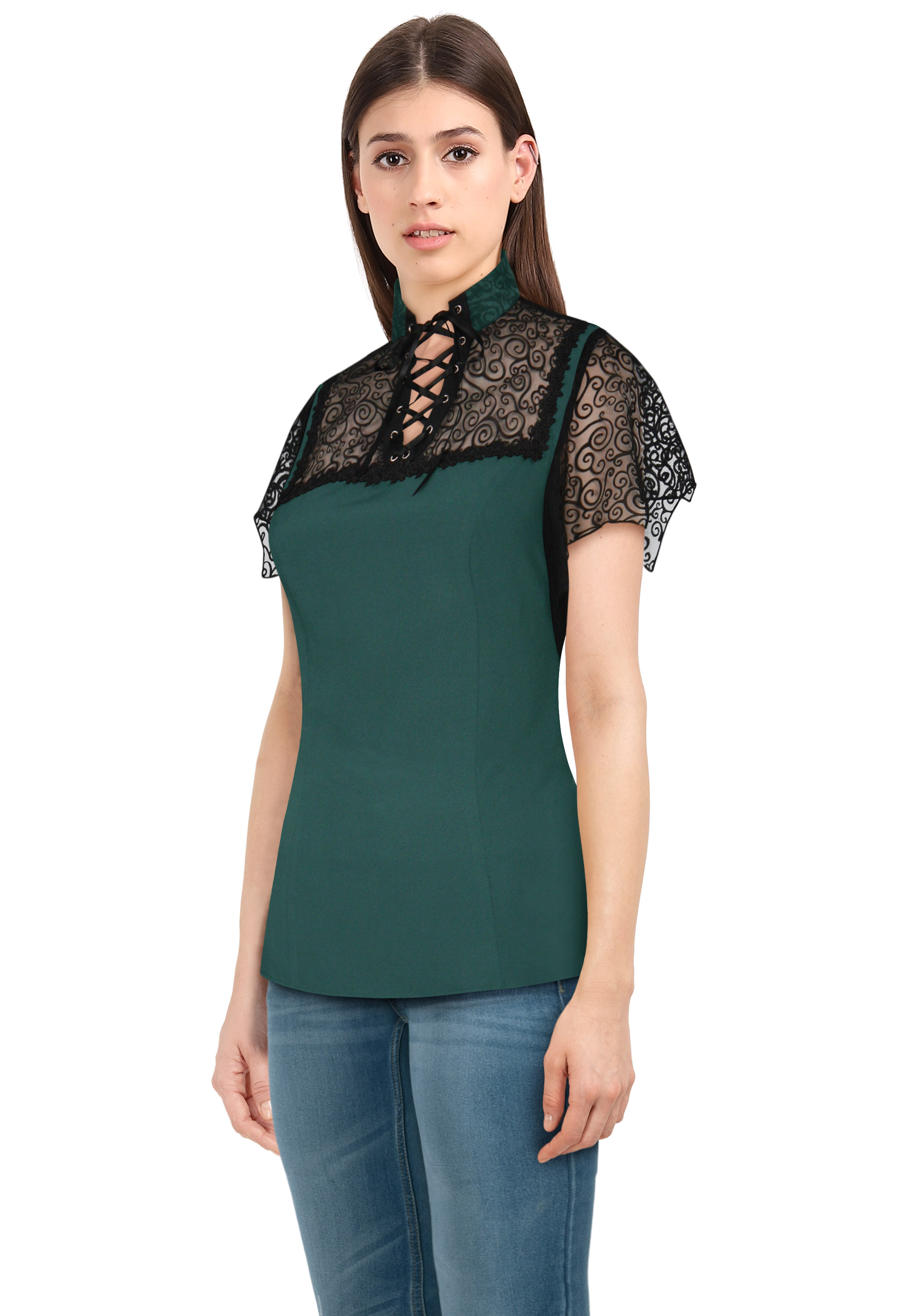 Bat-Sleeve Gothic Top