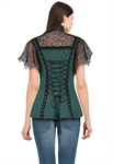 Bat-Sleeve Gothic Top