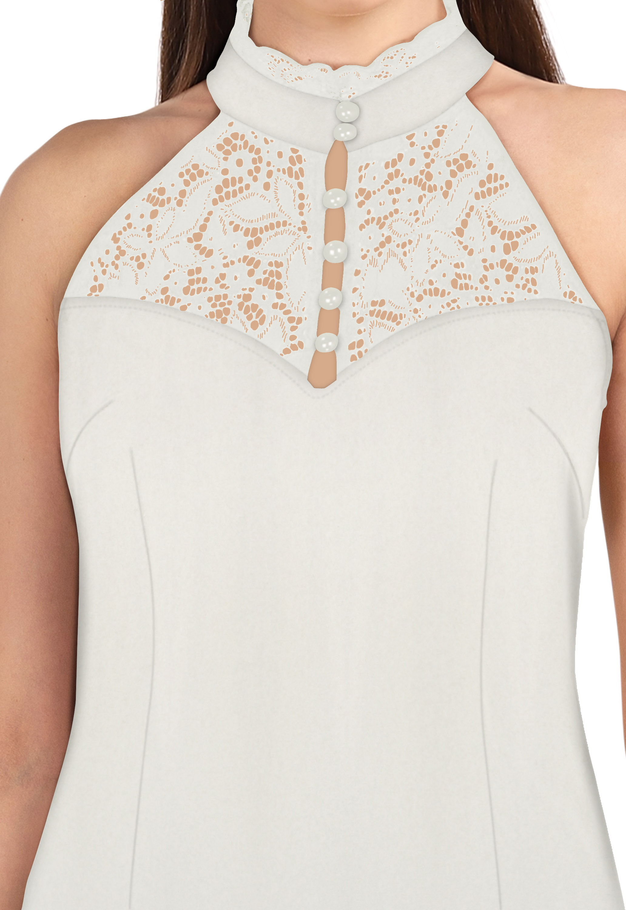 Lace Trims Top