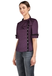 Stud Tie Retro Shirt