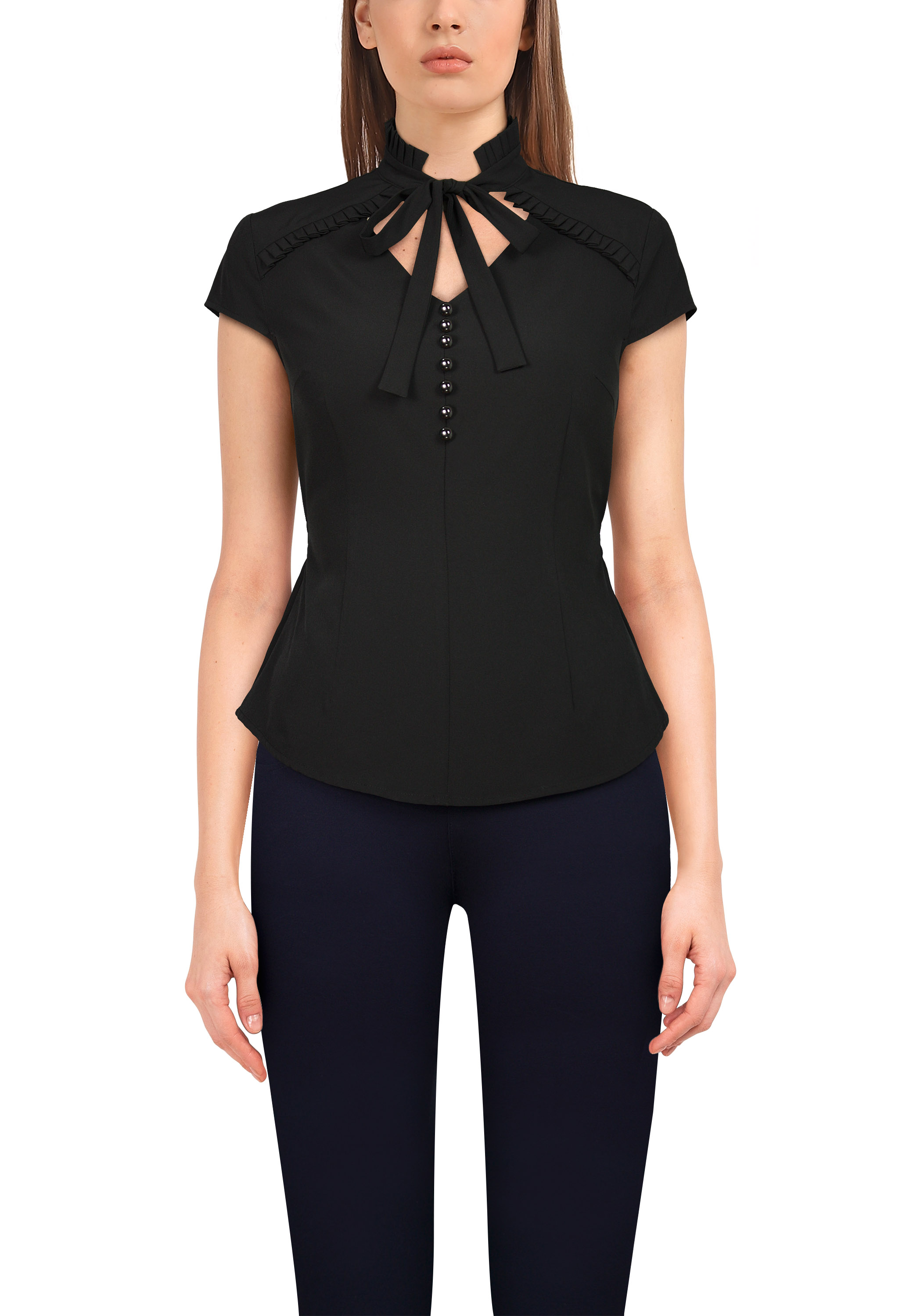 Pleated Tie Top