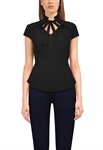 Pleated Tie Top