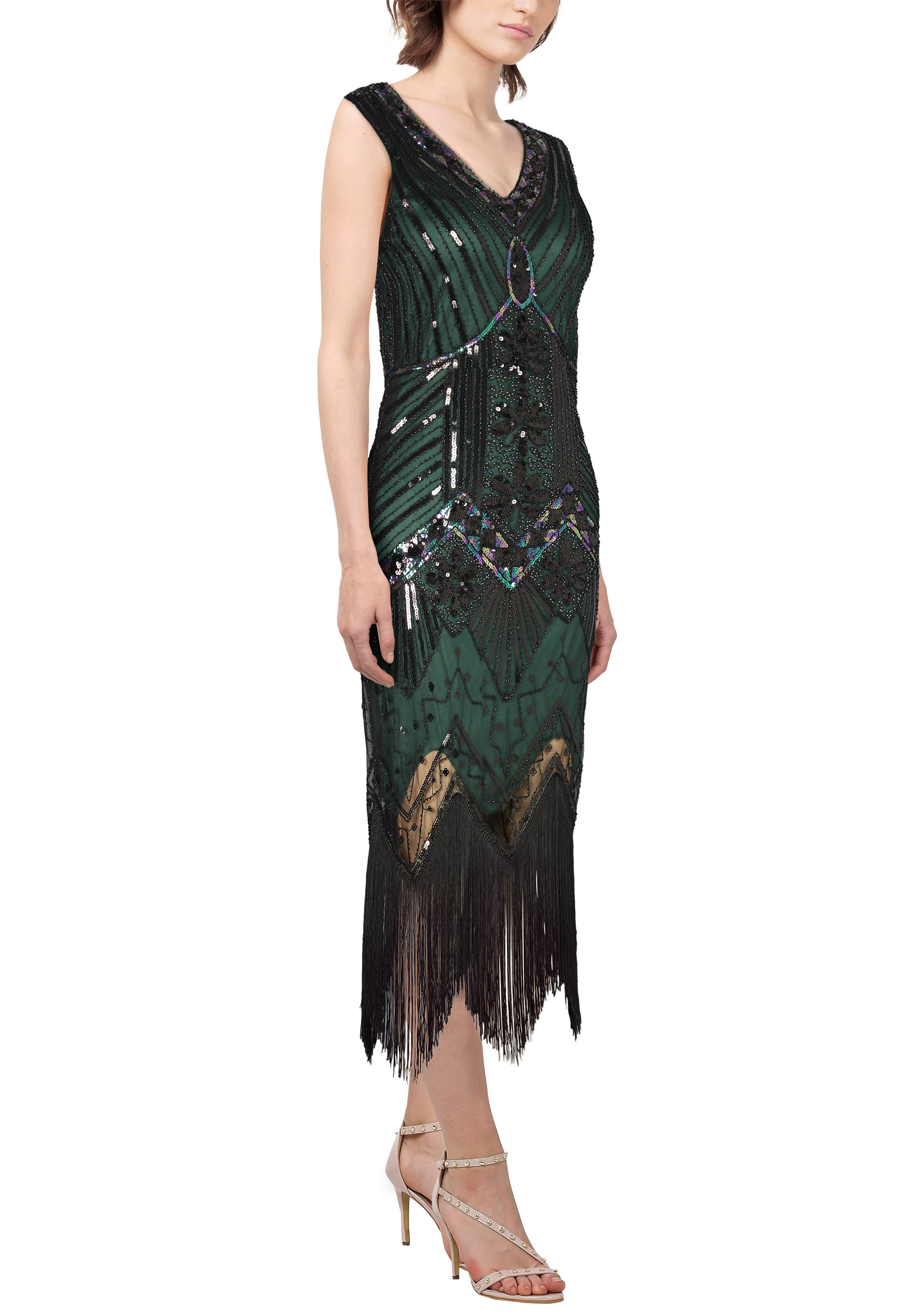 Fringe Sequin Dress