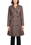 Wool Herringbone Coat