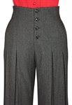 Wool Pleated Pants