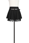 Pleated Mini Skirt