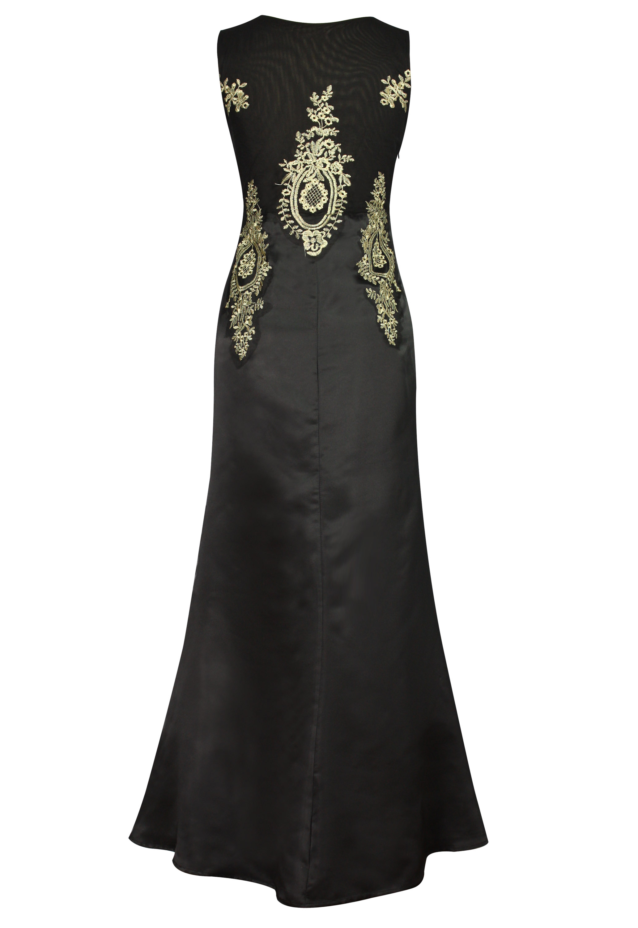 Applique Evening Dress