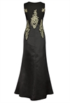 Applique Evening Dress