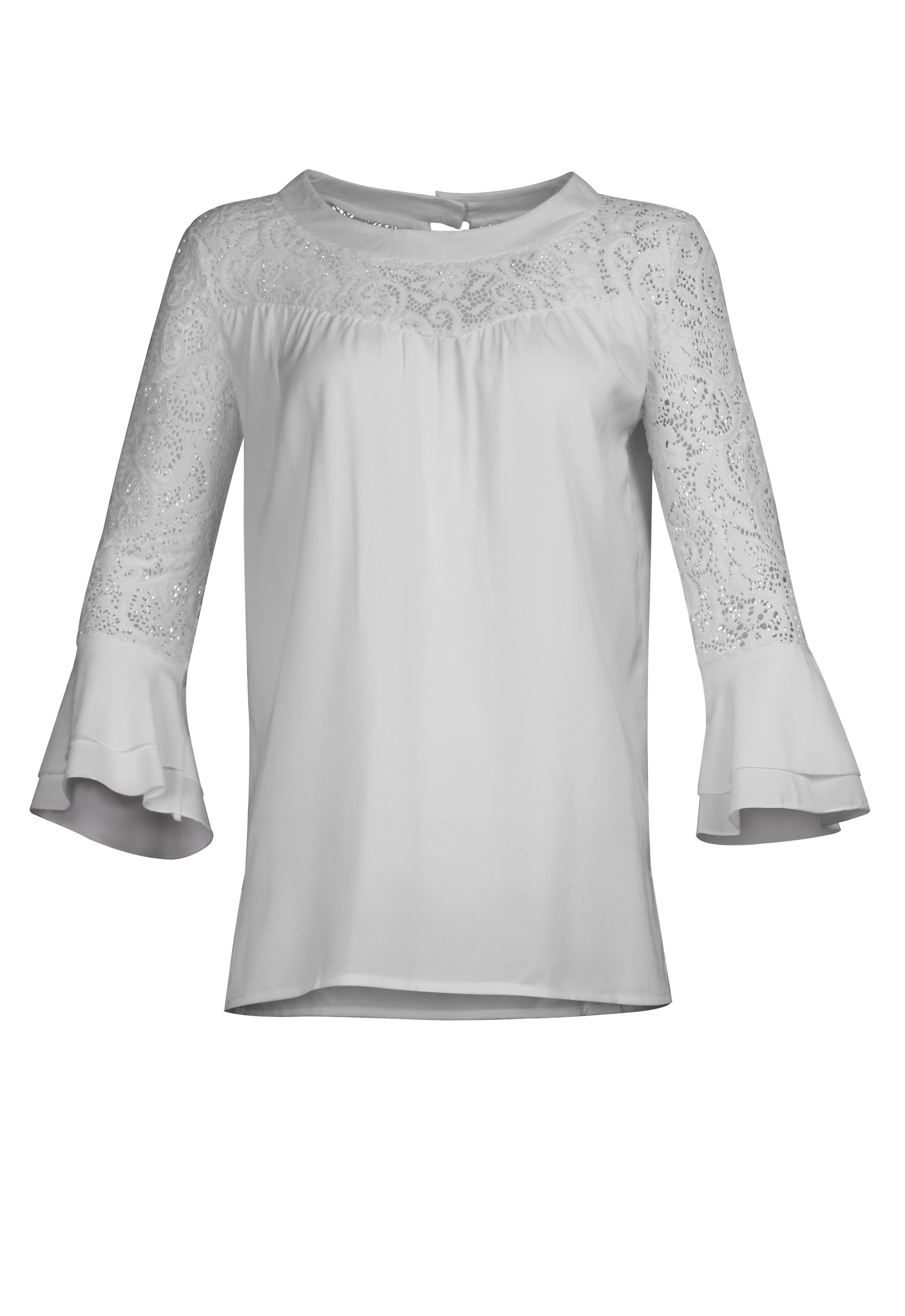 Lace Patch Blouse