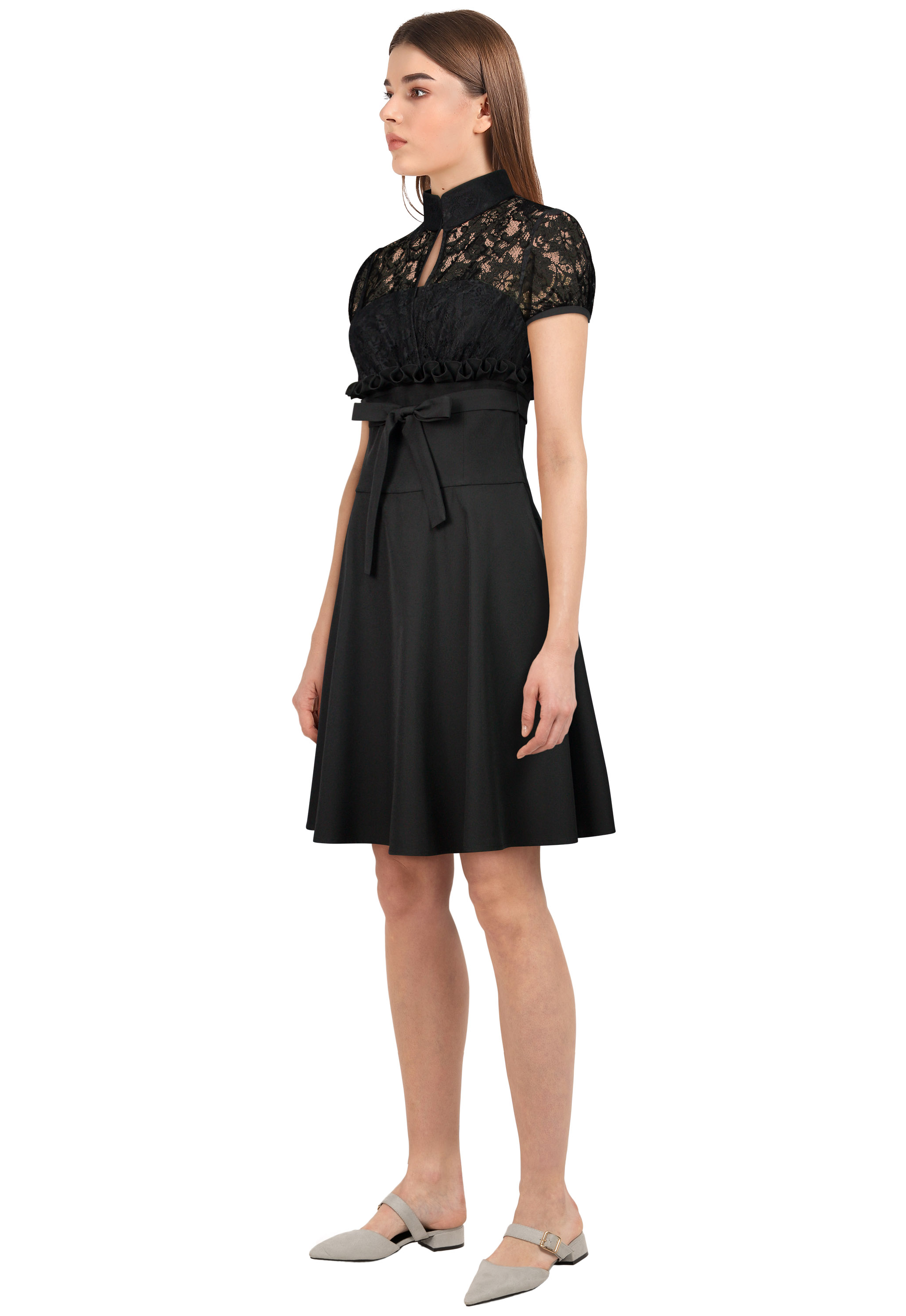 Ruffle Lace Dress