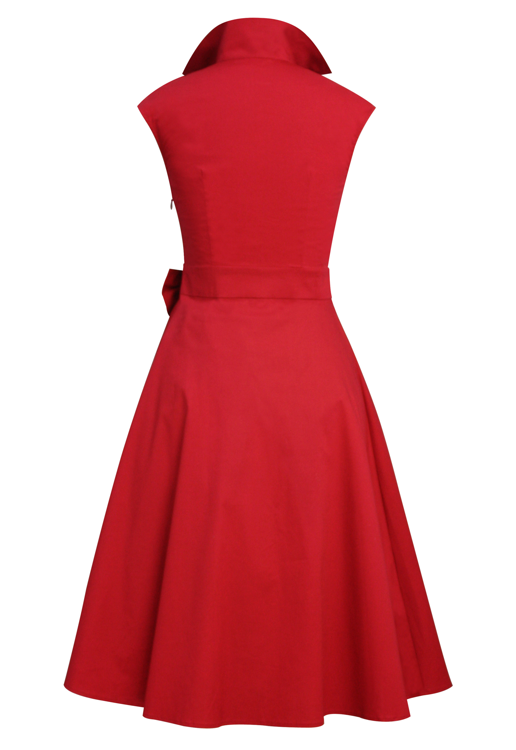 Applique Pleated Bow Dress