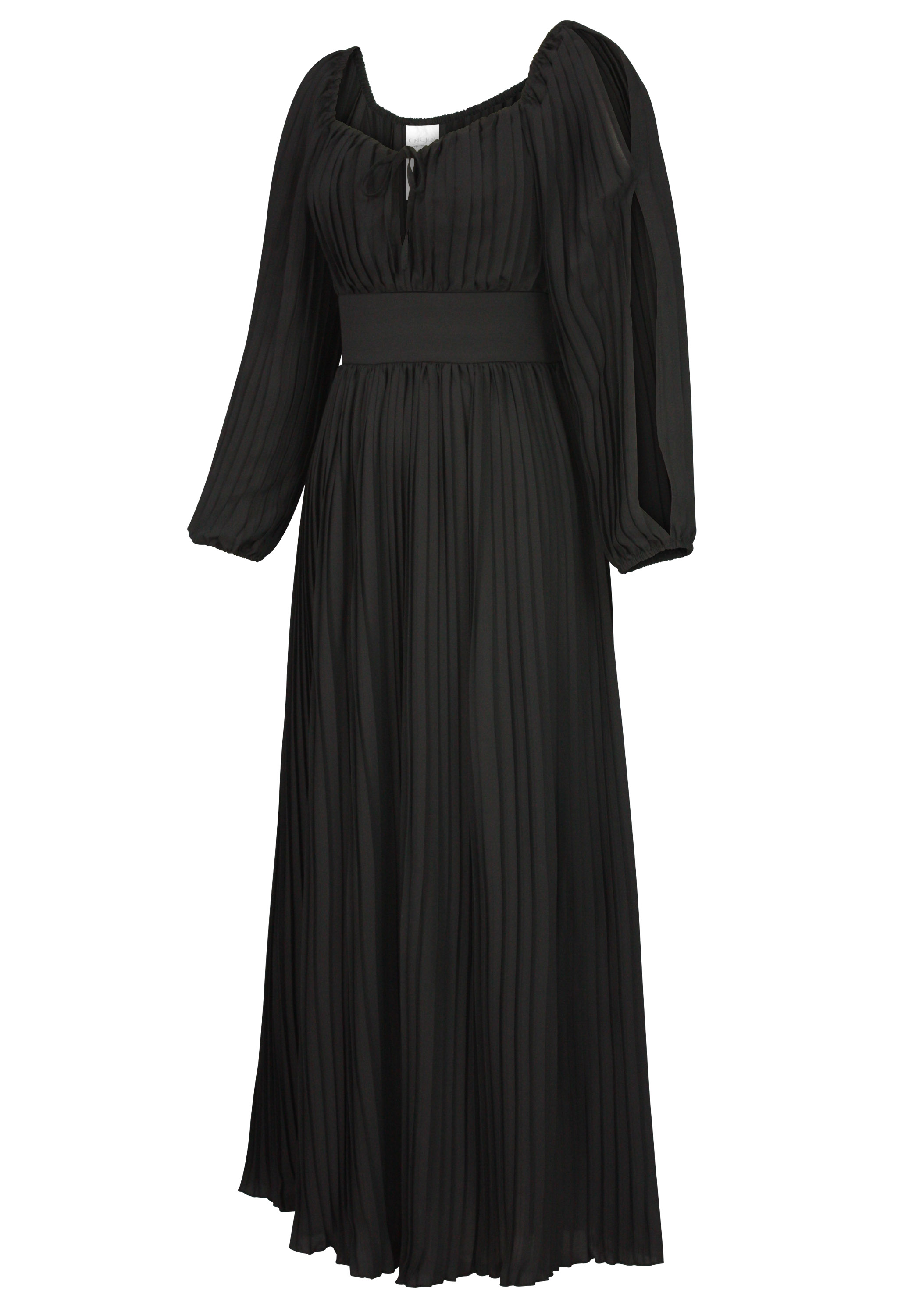 Pleated Maxi Dress