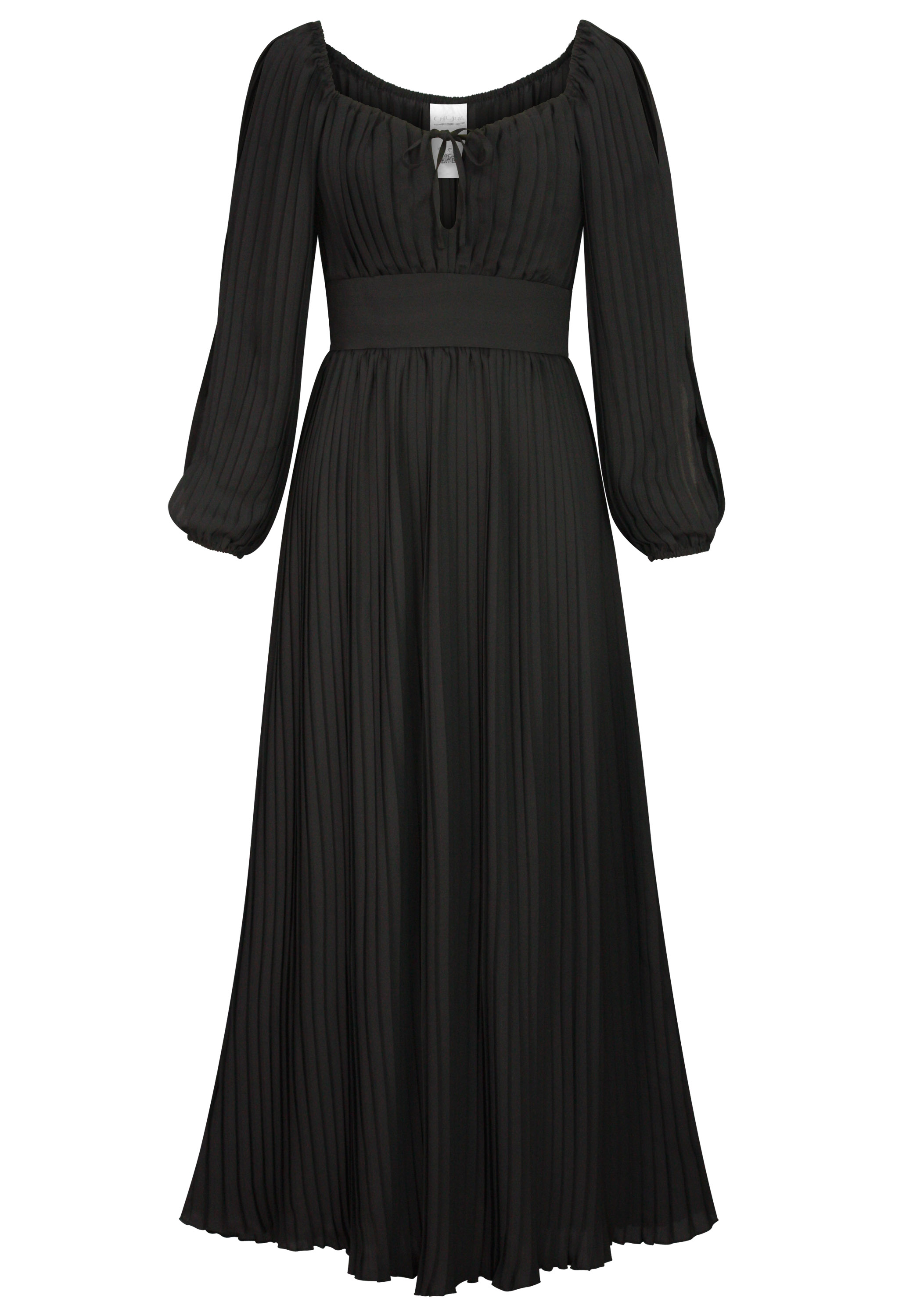 Pleated Maxi Dress