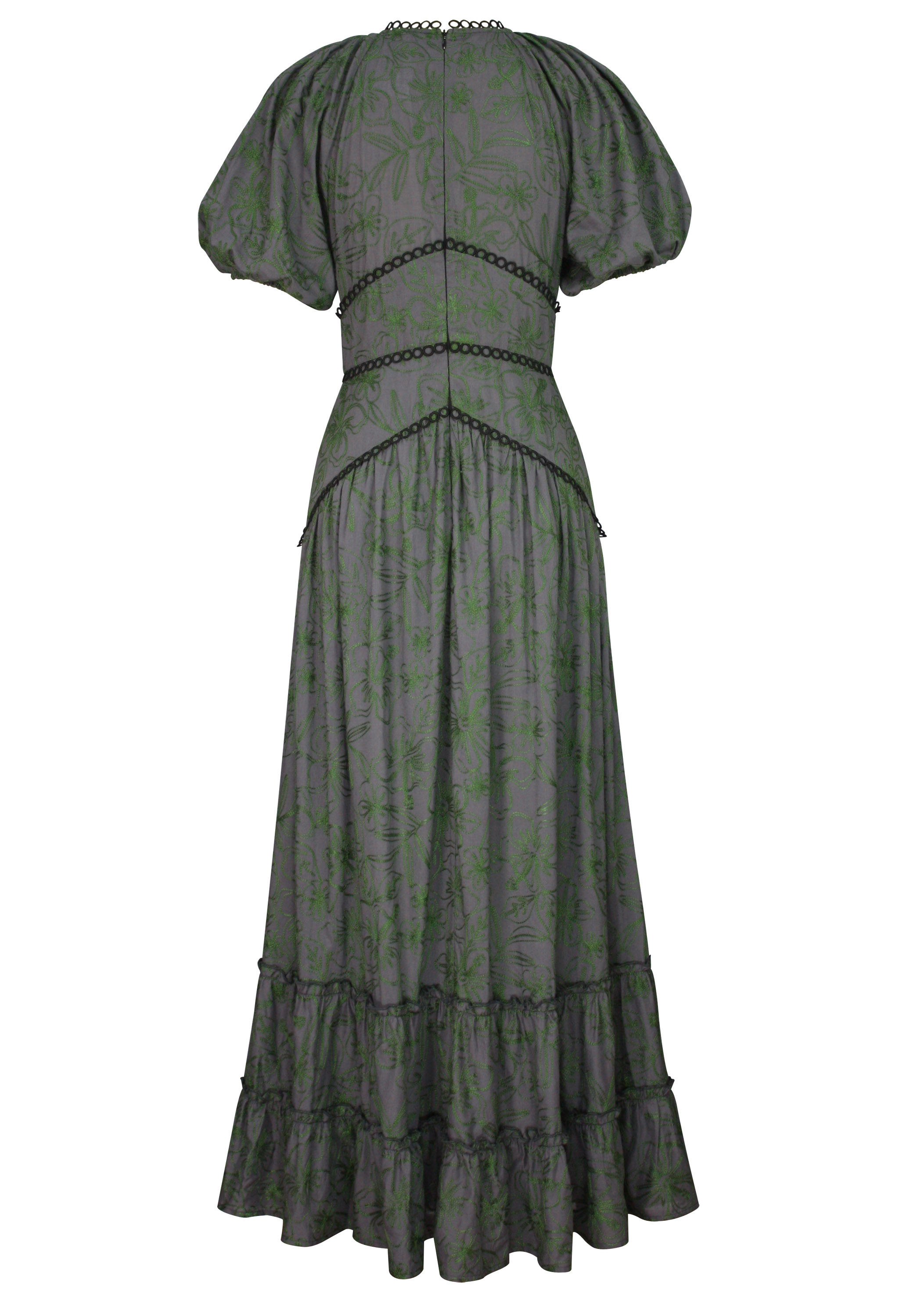 Embroidery Maxi Dress