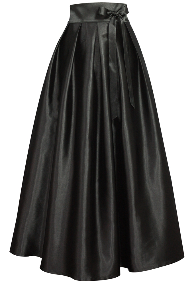 Satin Maxi Skirt