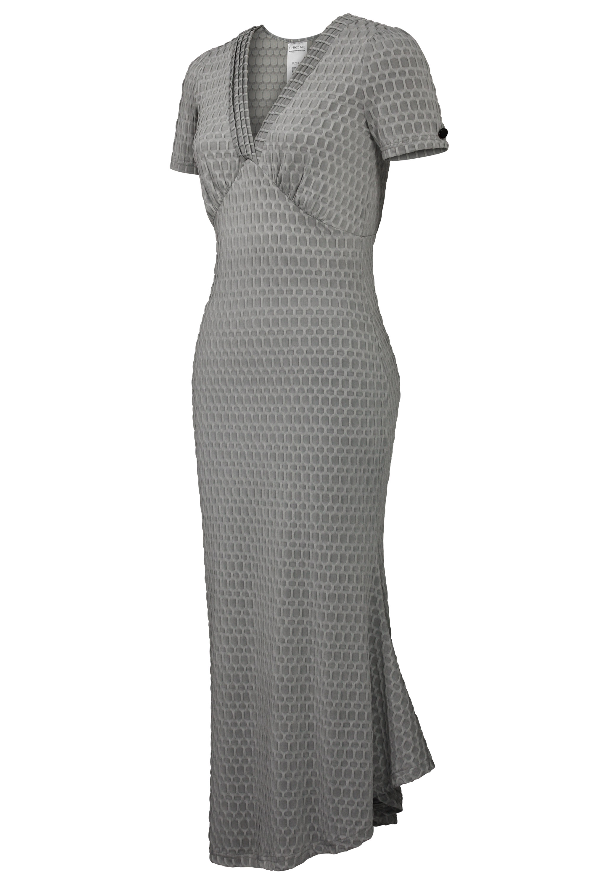 Textured Knit Long Dress