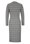 Asymmetric Houndstooth Dress