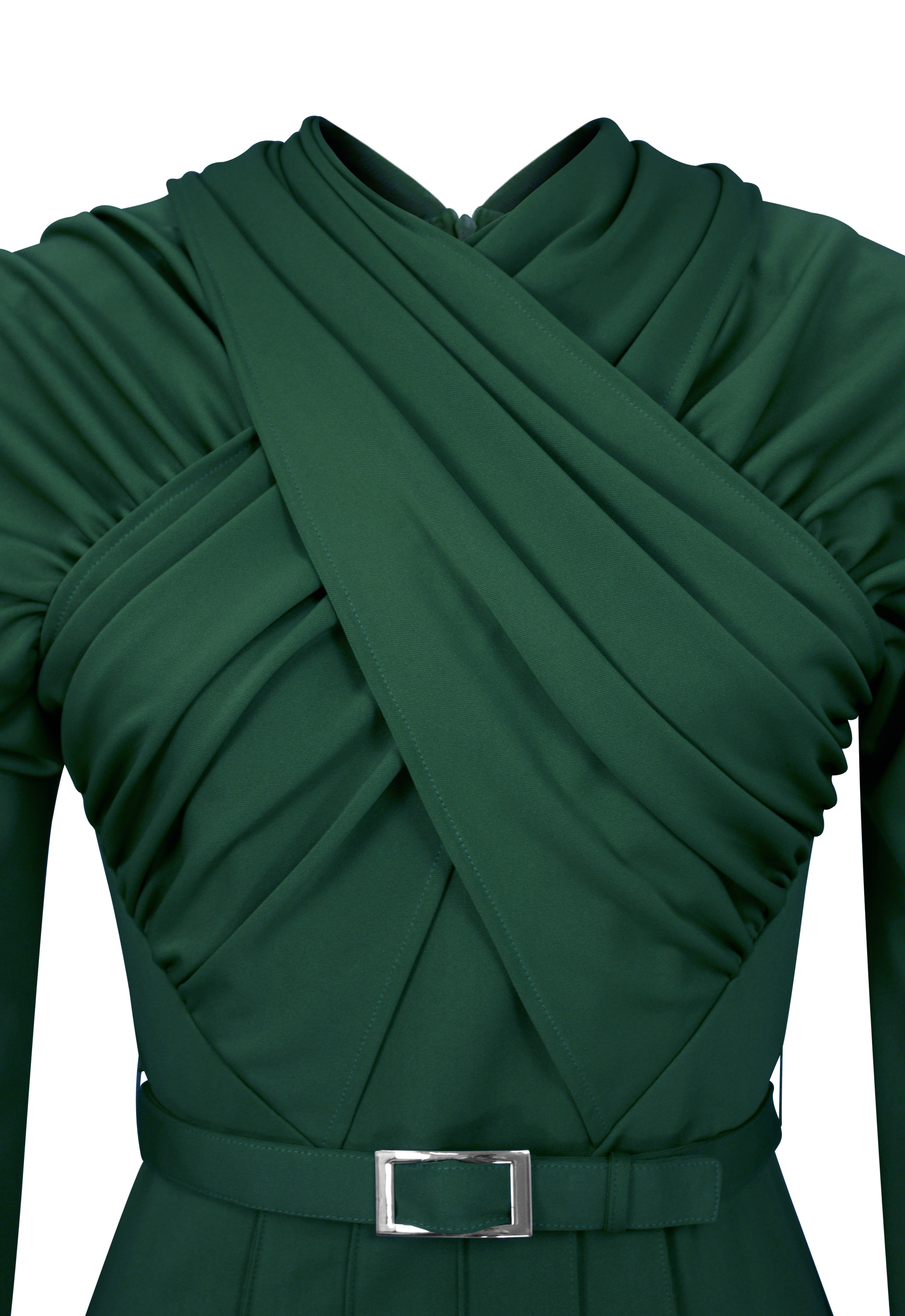 Crisscross Knit Dress