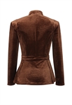 Velvet Short Blazer